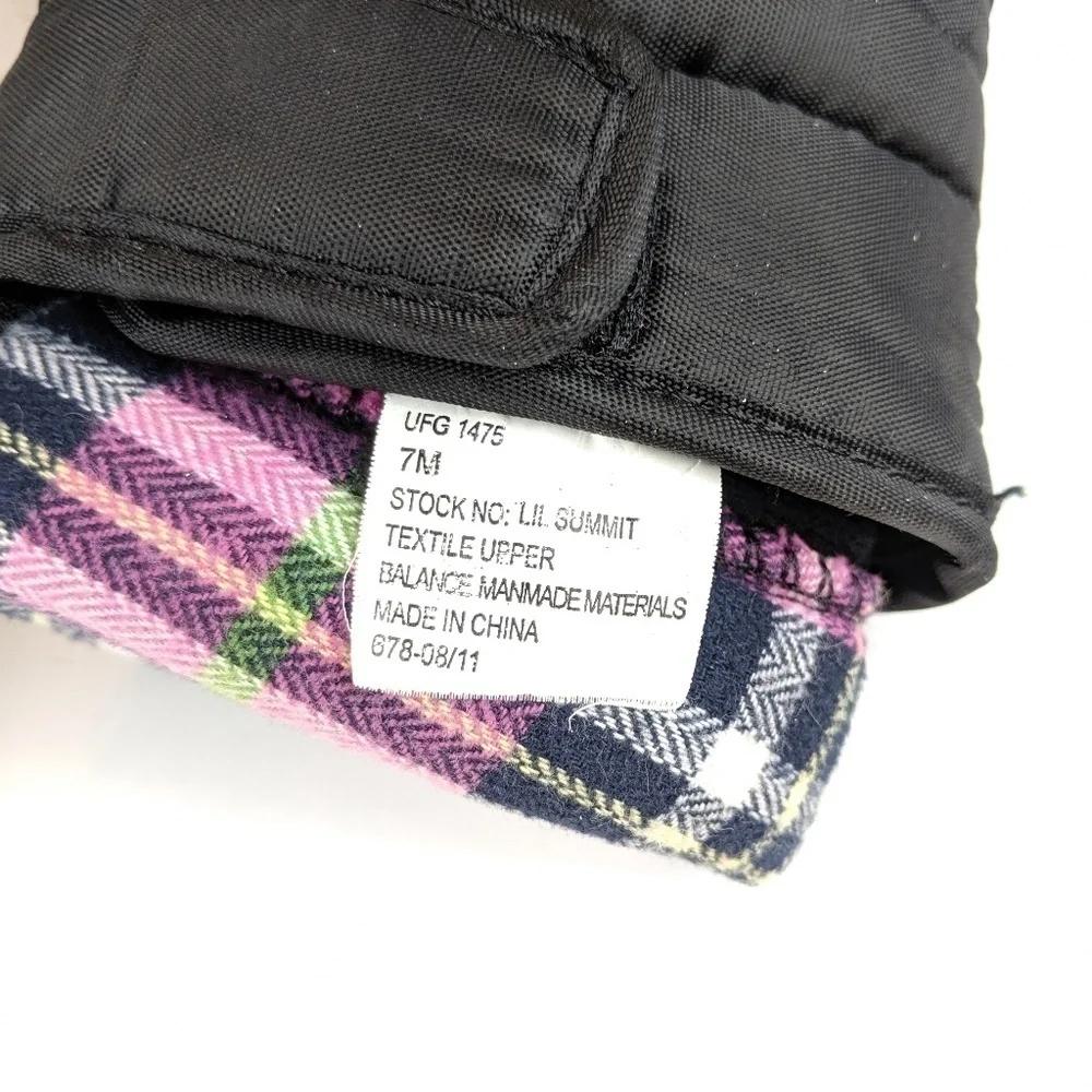 US Polo Assn Black & Pink Lil Summit Snow Boots retro gorpcore y2k 90s vintage‎